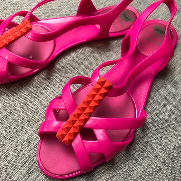 Melissa pink sandals Clearance